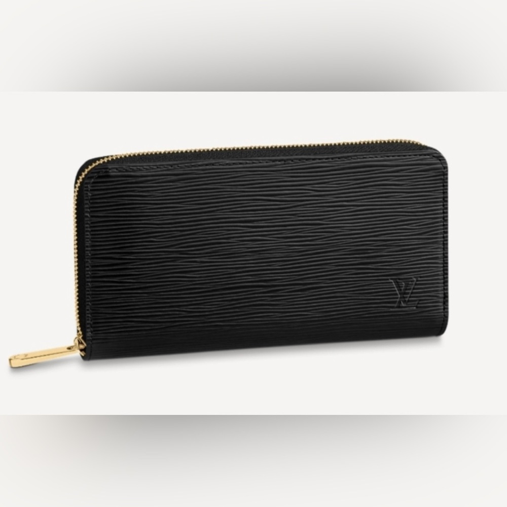 Louis Vuitton Black Epi Zippy Wallet